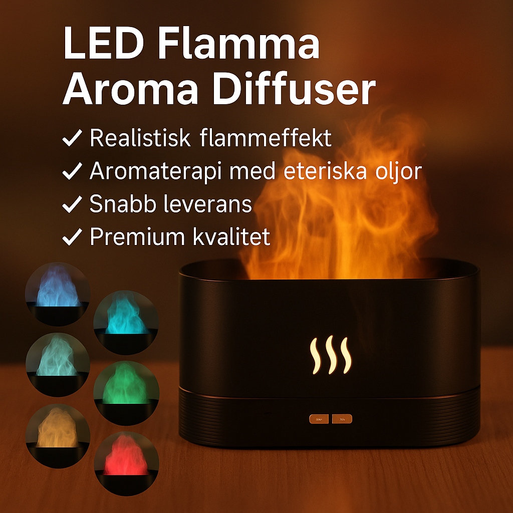 LED Flame Aroma Diffuser