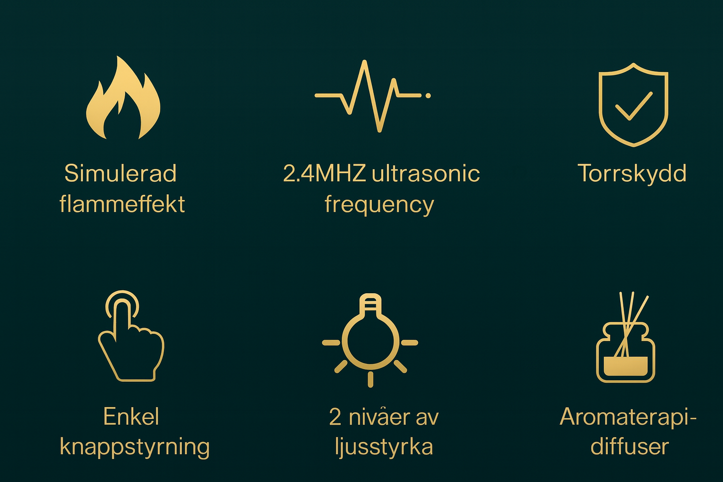 LED Flame Aroma Diffuser