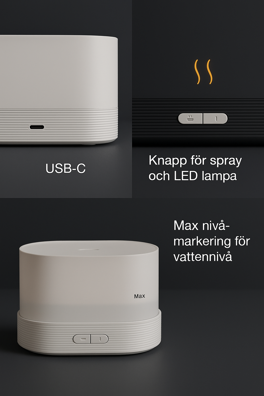 LED Flame Aroma Diffuser