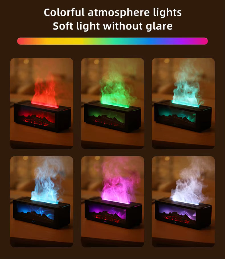 LED Fireplace Aroma Diffuser