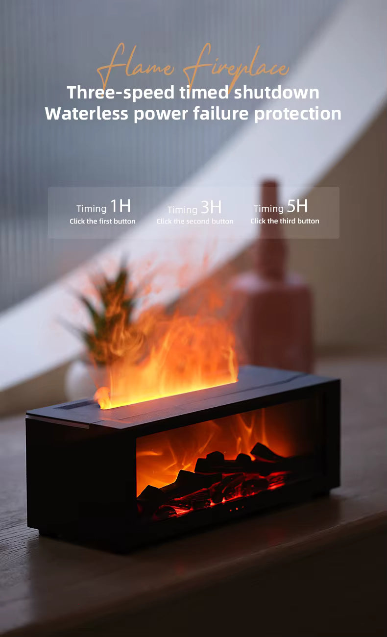 LED Fireplace Aroma Diffuser