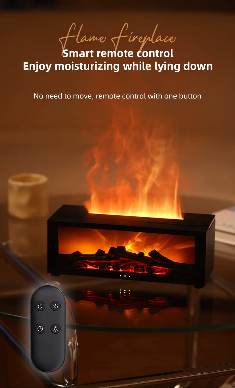 LED Fireplace Aroma Diffuser